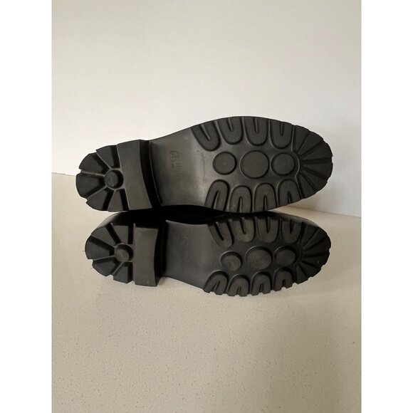 Blondo Cecilia Waterproof Combat black leather Boot Size 8 M - Picture 5 of 9